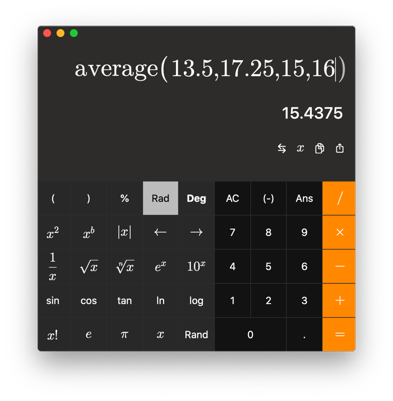 Excel Formulas are supported
